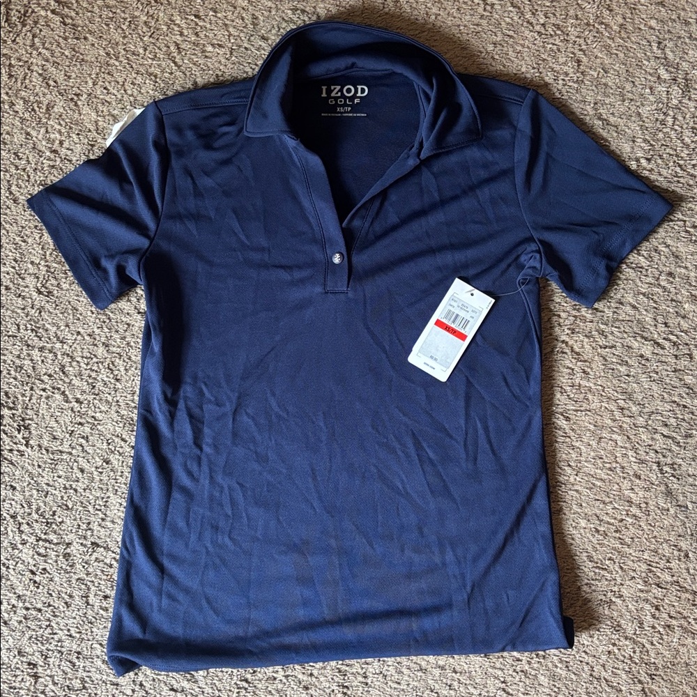 Izod Golf Polo Shirt in Deep Blue